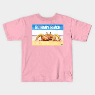 Bethany Beach Sand Crab Kids T-Shirt